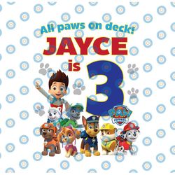 personalized name and ages, paw patrol chase birthday png, paw patrol birthday png family birthday raglan kids family