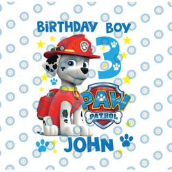 personalized name and ages, paw patrol chase birthday png, birthday boy paw patrol birthday png family birthday raglan