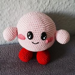 crochet  patterns  toys crochet pattern for kirbi! downloadable pdf, english