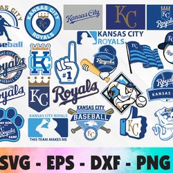 kansas city royals bundle logo, svg, png, eps, dxf 2