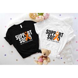 multiple sclerosis warrior shirt, multiple sclerosis support squad t-shirt, orange ribbon warrior tee, multiple sclerosi