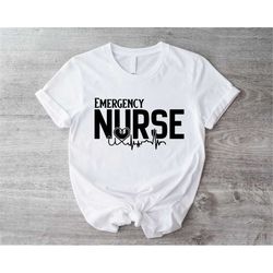 emergency nurse t-shirt, cute grad nursing shirt, new nurse graduate gift, registered emergency nurse tee, nurse er depa