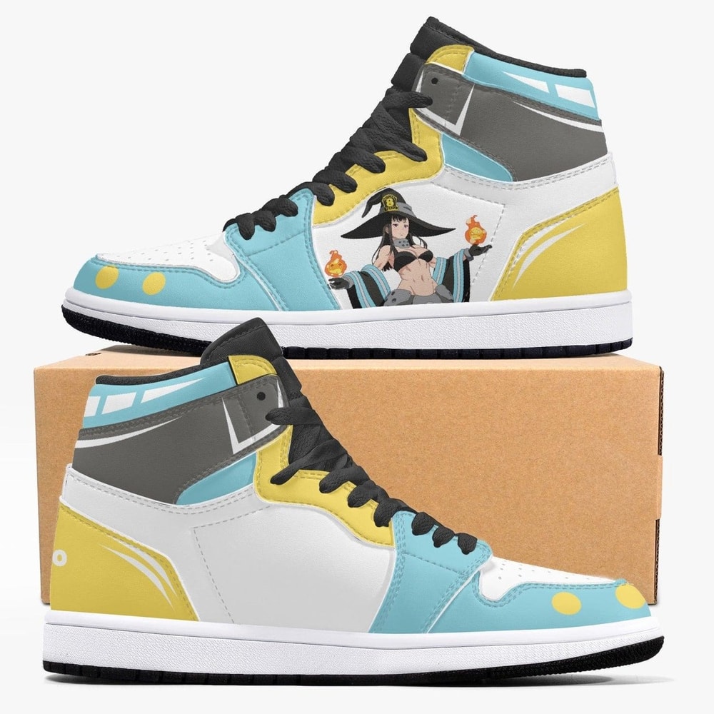 Fire Force Maki Oze JD1 Shoes, Sakata Gintoki Gintama Jordan 1 Shoes