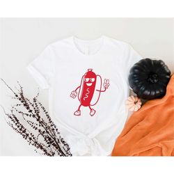 hot dog t-shirt, funny food lover shirt, hot dog lover gift, cool hot dog graphic shirts, foodie t-shirts for men women