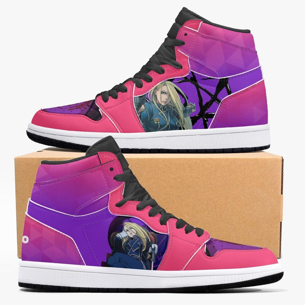 Fullmetal Alchemist Olivier JD1 Shoes, Sakata Gintoki Gintama Jordan 1 Shoes