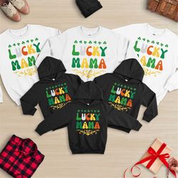 lucky hoodie, retro sweatshirt, clover sweatshirt, st patricks day, lucky sweatshirt, lucky hoodie, lucky crewneck, sham