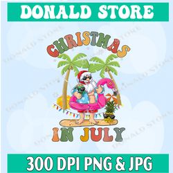 christmas in july png, christmas at the beach, summer holiday, summer xmas png gift for women, mele kalikimaka gift tee