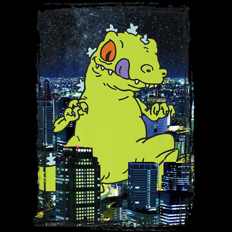 RugRats Reptar City Rampage Portrait Premium T-Shirt.jpg