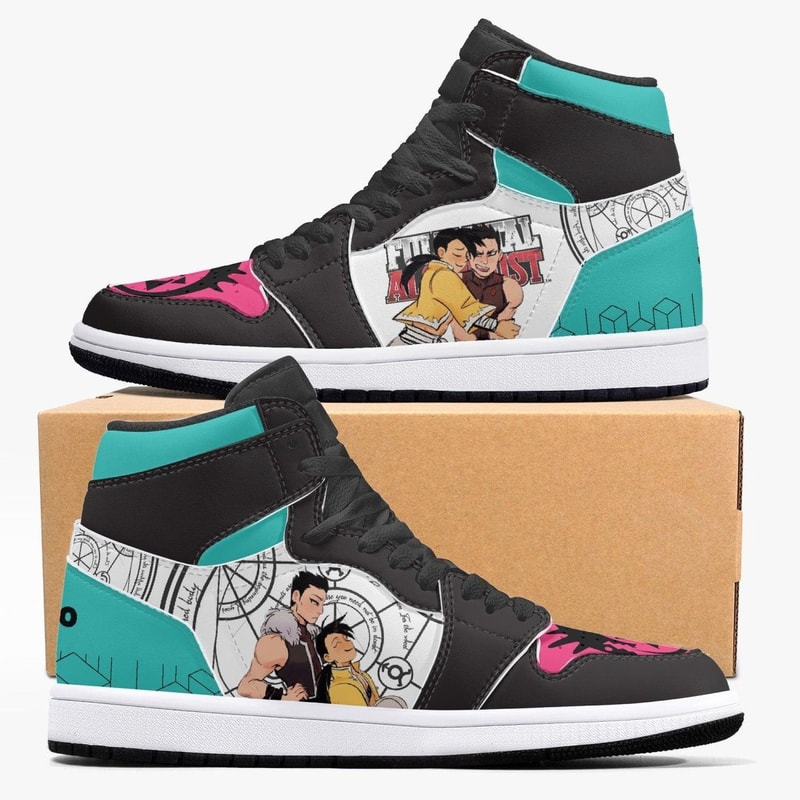 Fullmetal Alchemist Greed/Ling JD1 Shoes, Sakata Gintoki Gintama Jordan 1 Shoes