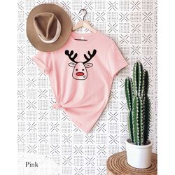 reindeer t-shirt, christmas reindeer shirt, christmas shirt, matching family christmas, christmas deer shirt, matching c
