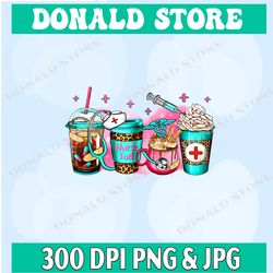 nurse fuel coffee cups png sublimation design, coffee cups clipart, nurse png, nurse life png, nurse coffee cups png
