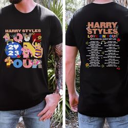 harry concert both sides shirt, love on tour 2023 shirt, harry love on tour 2023 tshirt, harry's house merch, gifts for