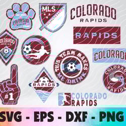 colorado rapids logo, bundle logo, svg, png, eps, dxf