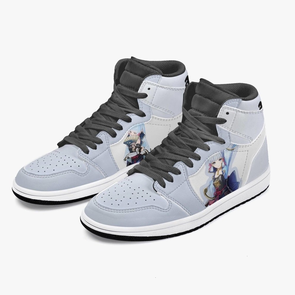 Genshin Impact Ayaka JD1 Shoes, Sakata Gintoki Gintama Jordan 1 Shoes, Sakata Gintoki Gintama Sneaker Shoes