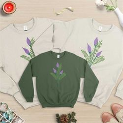 wildflowers sweatshirt, cottagecore sweatshirt, vintage sweatshirt, floral sweatshirt, botanical flower sweatshirt, boho