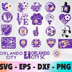 orlando city  logo, bundle logo, svg, png, eps, dxf