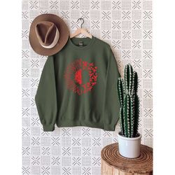 i wear red for red ribbon week sweatshirt, red ribbon awareness, red ribbon week gift, motivational sweatshirt, awarenes