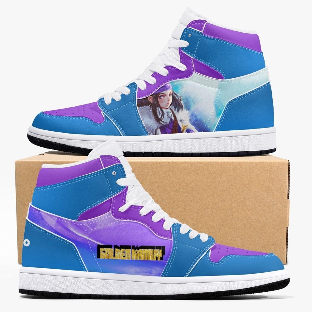 Golden Kamuy Asirpa JD1 Shoes, Sakata Gintoki Gintama Jordan 1 Shoes, Sakata Gintoki Gintama Sneaker Shoes