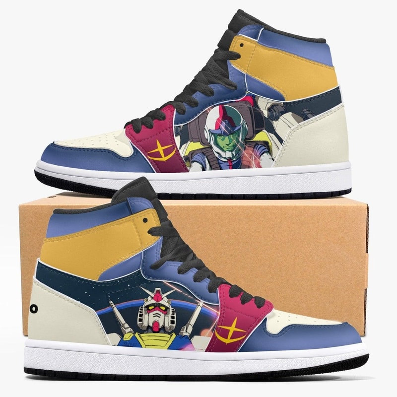 Gundam Amuro JD1 Shoes, Sakata Gintoki Gintama Jordan 1 Shoes, Sakata Gintoki Gintama Sneaker Shoes