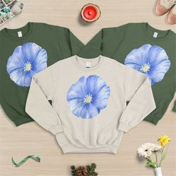wildflowers crewneck, plant sweatshirt, flower sweatshirt, floral sweatshirt, botanical sweatshirt, plant sweatshirt, na