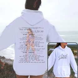 cruel summer hoodie, cruel summer lyrics, taylor lover album merch
