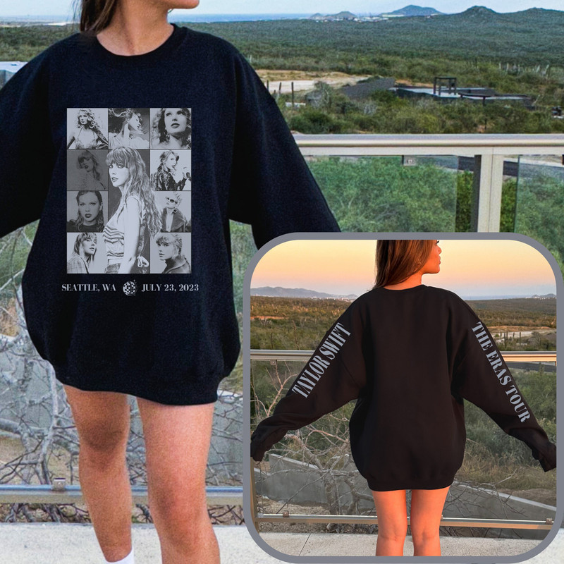 CUSTOMIZABLE Eras Tour Crewneck, The Eras Tour, Eras Tour Sweatshirt, Custom Date, Eras Tour Merch, Unisex - 1.jpg