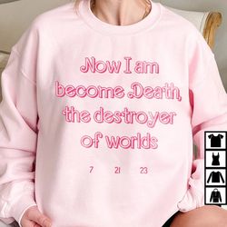 barbenheimer barbie movie oppenheimer shirt t2