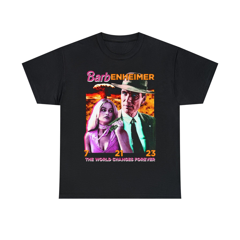 Barbie Oppenheimer T-Shirt, Barbieheimer Active T-Shirt, Sweatshirt, Funny Movie Tee, Barbie Shirt, Oppenheimer Movie 2023 Shirt - 3.jpg