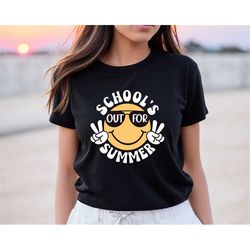 schools out for summer shirt,last day of school,end of school year,goodbye school,teacher off duty,teacher mode tee, sum