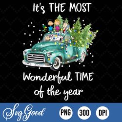 its the most wonderful merry christmas time of the year png, instant download, png printable, sublimation printing