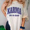 Karma is a Cat Tshirt, Taylor Swiftie Merch, TS Midnights Shirt, Eras Tour Shirt, Meet Me At Midnight Concert Tee, TS Shirt, Comfort Colors - 1.jpg