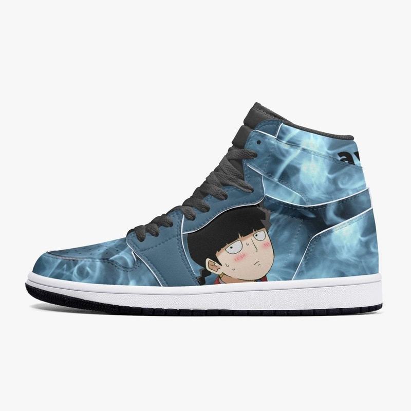 Mob Psycho 100 Shigeo kageyama JD1 Shoes, Sakata Gintoki Gintama Jordan 1 Shoes, Sakata Gintoki Gintama Sneaker Shoes
