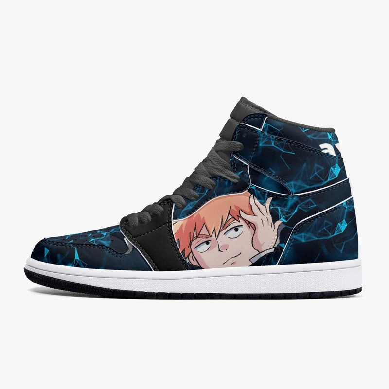 Mob Psycho 100 Arataka Reigen JD1 Shoes, Sakata Gintoki Gintama Jordan 1 Shoes, Sakata Gintoki Gintama Sneaker Shoes