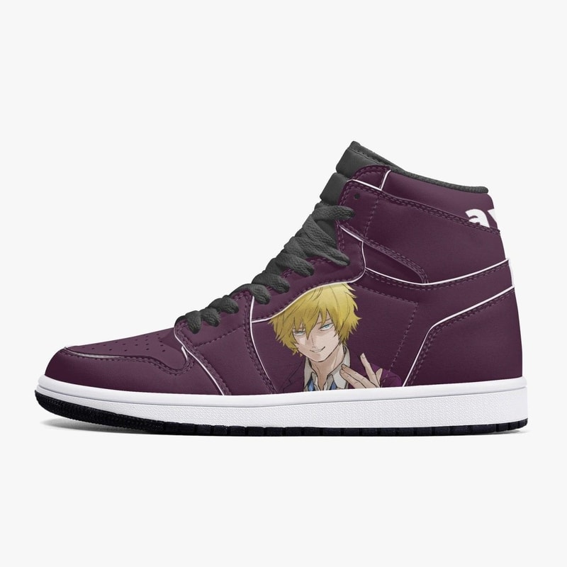 Mob Psycho 100 Teruki Hanazawa JD1 Shoes, Sakata Gintoki Gintama Jordan 1 Shoes, Sakata Gintoki Gintama Sneaker Shoes