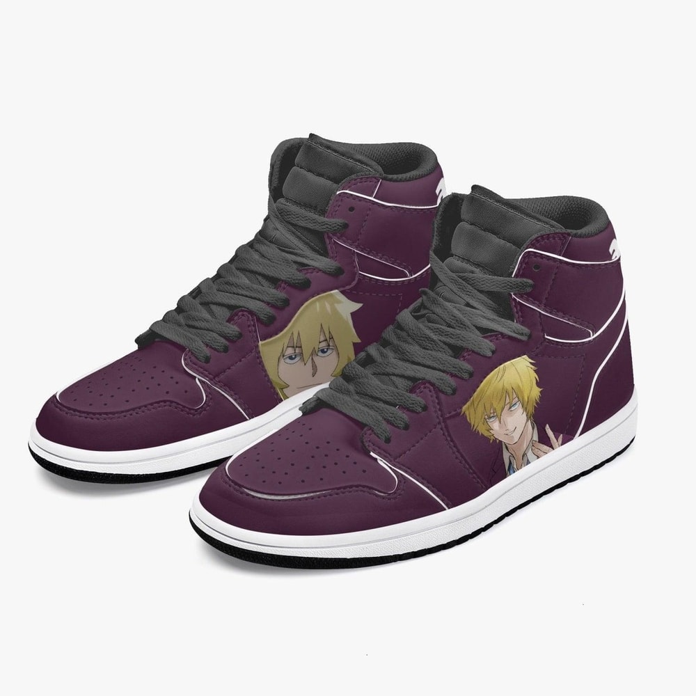 Mob Psycho 100 Teruki Hanazawa JD1 Shoes, Sakata Gintoki Gintama Jordan 1 Shoes, Sakata Gintoki Gintama Sneaker Shoes