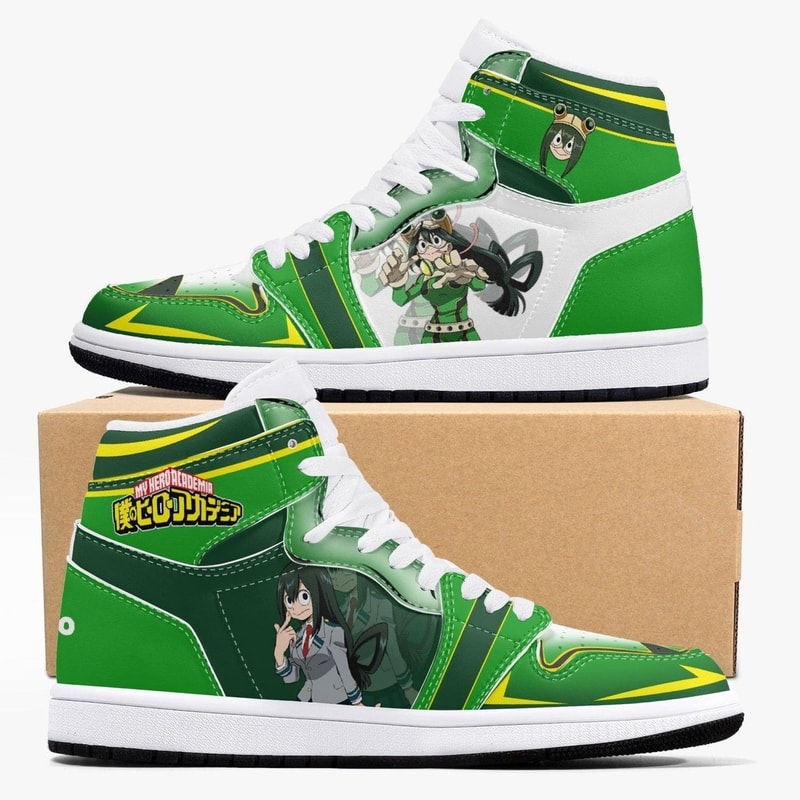 My Hero Academia Asui JD1 Shoes, Sakata Gintoki Gintama Jordan 1 Shoes, Sakata Gintoki Gintama Sneaker Shoes