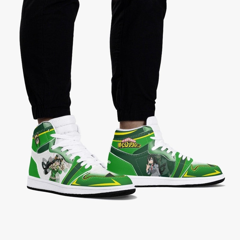 My Hero Academia Asui JD1 Shoes, Sakata Gintoki Gintama Jordan 1 Shoes, Sakata Gintoki Gintama Sneaker Shoes
