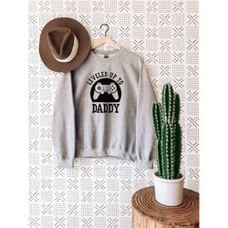 leveled up to daddy sweatshirt, new dad sweatshirt, leveled up to dad, dad sweatshirt, daddy sweatshirt, gift for dad, f