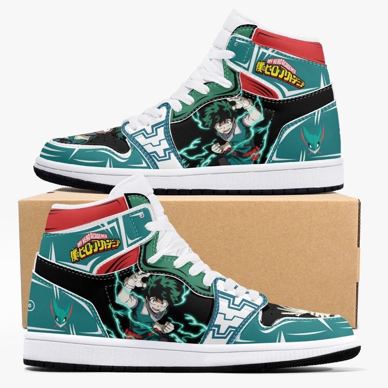 My Hero Academia Bakugo And Deku JD1 Shoes, Sakata Gintoki Gintama Jordan 1 Shoes, Sakata Gintoki Gintama Sneaker Shoes