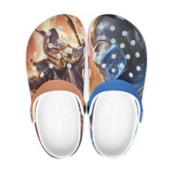 mortal kombat crocs, mortal kombat clog shoes unisex, game crocs, game sandals, mortal kombat, mk game