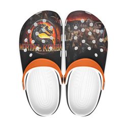 game crocs, mortal kombat crocs, mortal kombat clog shoes unisex, game sandals, mortal kombat, mk game