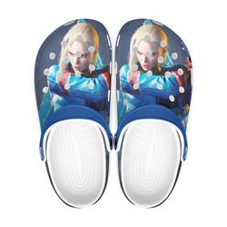 street fighter crocs, street fighter clog shoes unisex, game crocs, game sandals, street fighter, street fighter 6