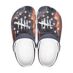 dead by daylight clog shoes unisex, dead by daylight crocs, game crocs, game sandals, dead by daylight game