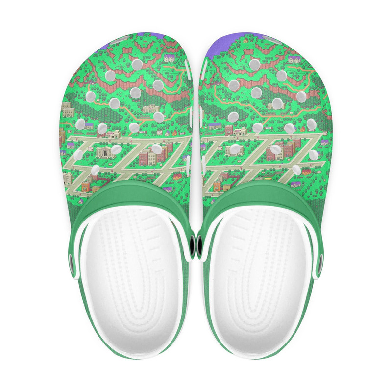 Earthbound clogs, looks like crocs shoes, slippers, flip flops Birthday gift Custom clogs for men, women and kids-1.jpg