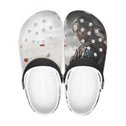 game sandals, game crocs, ghost of tsushima crocs, ghost of tsushima clog shoes unisex, ghost of tsushima dlc