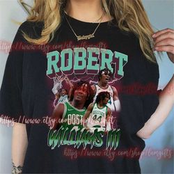 robert lee williams iii 90s vintage bootleg shirt, basketball vintage sweatshirt 90s, vintage hoodie, vintage graphic te