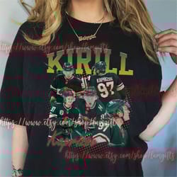 kirill kaprizov vintage shirt, hockey kaprizov sweatshirt 90s, vintage hockey hoodie, vintage sweater 90s, 90s vintage g