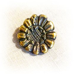 Handmade flower small brass pendant,flower brass charm,ukraine brass jewelry,jewelry making tools,jewelry supplies,ukrai