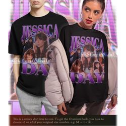 jessica day vintage shirt, jessica day homage tshirt, jessica day fan tees, jessica day retro 90s sweater, jessica day m