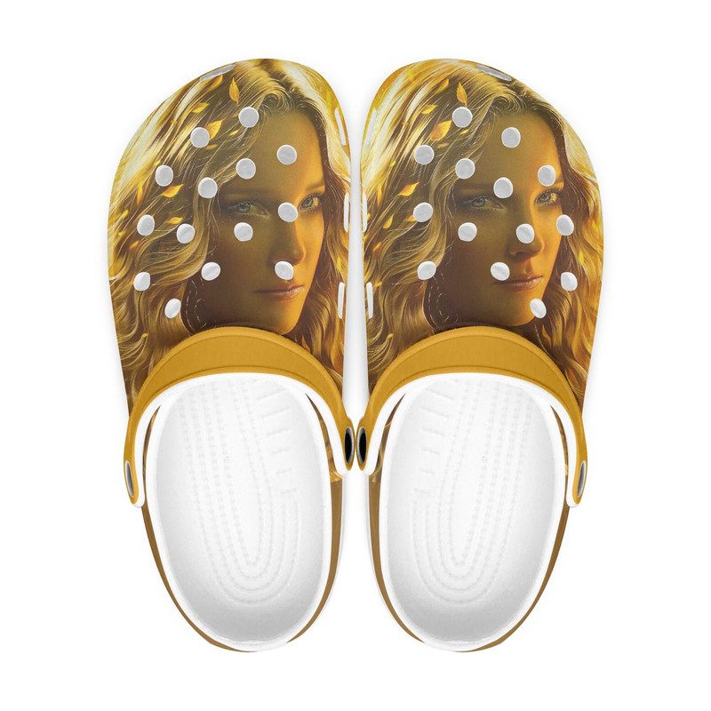 Lord Of The Rings clogs, Galadriel, looks like crocs shoes, slippers, flip flops Birthday gift Custom clogs for men, women and kids.jpg